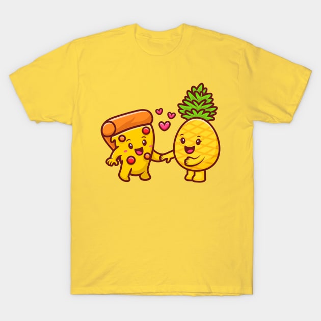 Pineapple Pizza Pals T-Shirt by machmigo